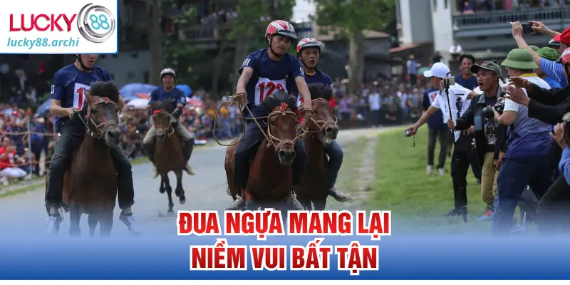 Đua ngựa mang lại niềm vui bất tận